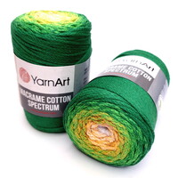 фото yarnart macrame cotton spectrum / ярнарт макраме коттон спектрум 1313