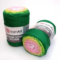 фото yarnart macrame cotton spectrum / ярнарт макраме коттон спектрум 1309