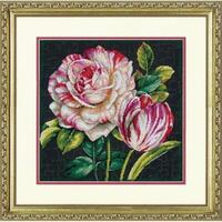 фото 70-35314 набор для вышивания крестом драма тюльпана,30*30см,dimensions