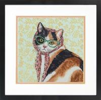 70-35395  Набір для вишивки хрестиком Мама кішка (Mama Cat) Dimensions. | інтернет-магазин 'Елена-Рукоделие'