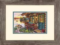 фото 70-65161 набор для вышивания крестом dimensions cabin view "домик с видом"