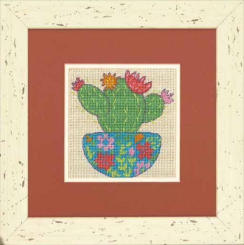 71-07248 набор для вышивания крестом  «happy cactus • счастливый кактус»  dimensions | интернет-магазин Елена-Рукоделие