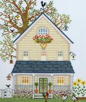 фото xss2 набор для вышивания крестом new england homes: summer "дома в новой англии: лето" bothy threads
