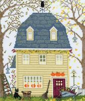 фото XSS3 Набір для вишивання хрестом New England Homes: Fall "Будинки Нової Англії: Осінь"
