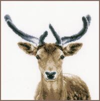 pn-0166708 набор для вышивки крестом vervaco deer "олень"  | интернет-магазин Елена-Рукоделие