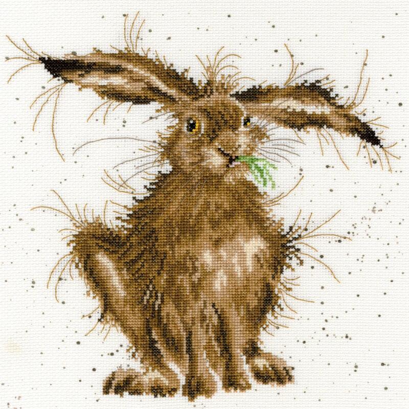 XHD49 Набір для вишивання хрестом Hare Brained "Заєць" Bothy Threads | інтернет-магазин 'Елена-Рукоделие'