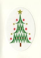XMAS24 Набір для вишивання хрестом (різдвяна листівка) Christmas Tree "Різдвяна ялинка" Bothy Threads | інтернет-магазин 'Елена-Рукоделие'