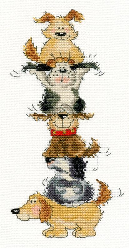xms28 набор для вышивания крестом top dog "победитель" bothy threads | интернет-магазин Елена-Рукоделие