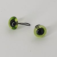 оченята для іграшок пришивні, preciosa, скло, зелені, 8 мм | интернет-магазин Елена-Рукоделие