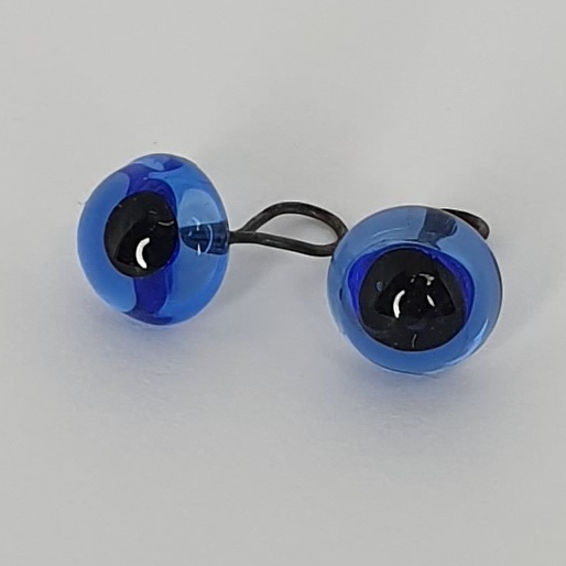 оченята для іграшок пришивні, preciosa, скло, голубі, 6 мм | интернет-магазин Елена-Рукоделие