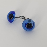оченята для іграшок пришивні, preciosa, скло, голубі, 8 мм | интернет-магазин Елена-Рукоделие