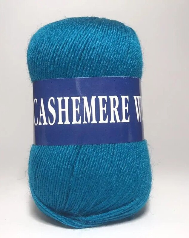 cashemere wool 1033 яскрава бірюза | интернет-магазин Елена-Рукоделие