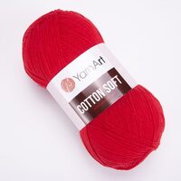 cottonsoft 90 червоний | интернет-магазин Елена-Рукоделие