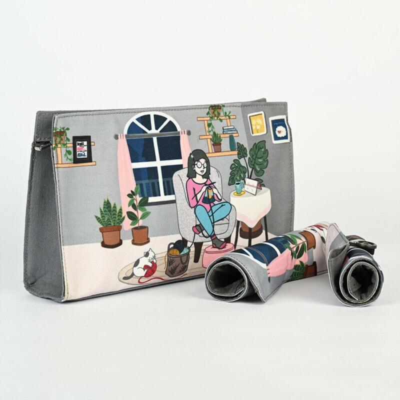 12843 сумка project passion с двумя чехлами knitpro | интернет-магазин Елена-Рукоделие