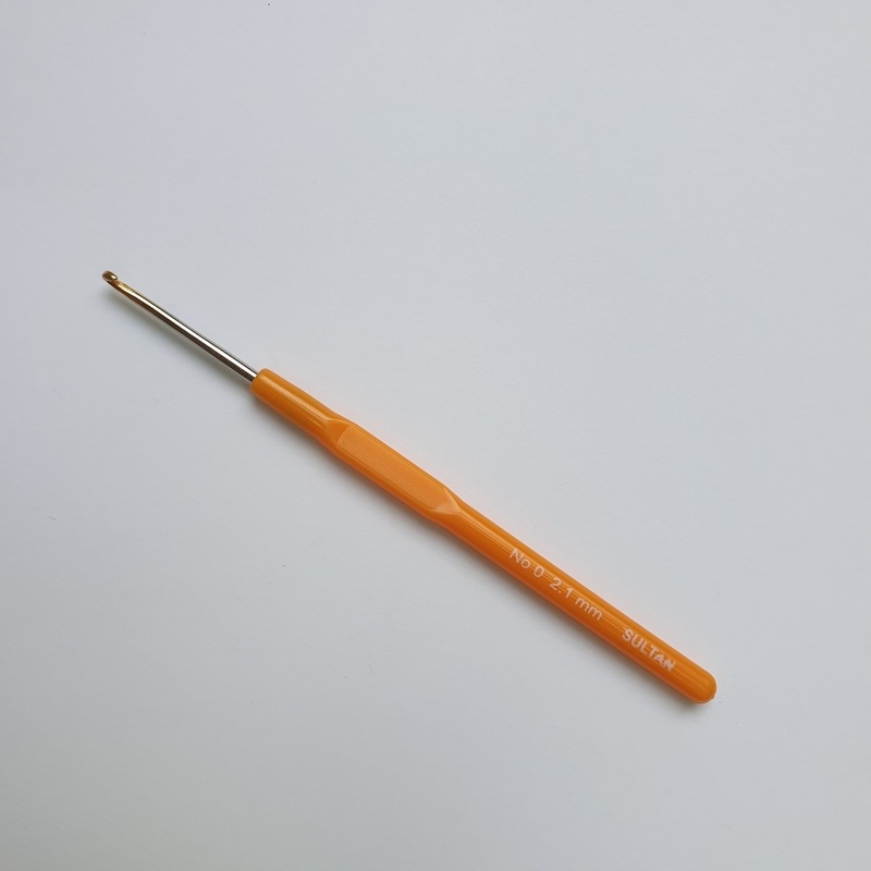 гачок sultan на пластиковій ручці 2.1 mm | интернет-магазин Елена-Рукоделие