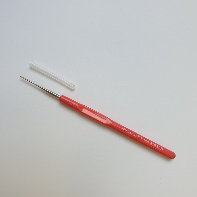гачок sultan на пластиковій ручці 0.60 mm | интернет-магазин Елена-Рукоделие