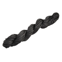 шнур нейлоновый 1,5 мм черный  пасма | интернет-магазин Елена-Рукоделие