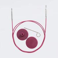 10662 Фіксований кабель із  нейлоновим покриттям KnitPro, 50 см | інтернет-магазин 'Елена-Рукоделие'