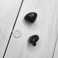 ніс для іграшок гладкий, німеччина, 24 мм чорний | интернет-магазин Елена-Рукоделие