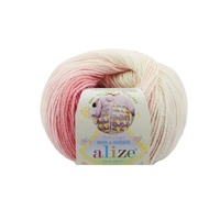 фото alize baby wool batik / алізе бебі вул батік 2164 світло рожевий