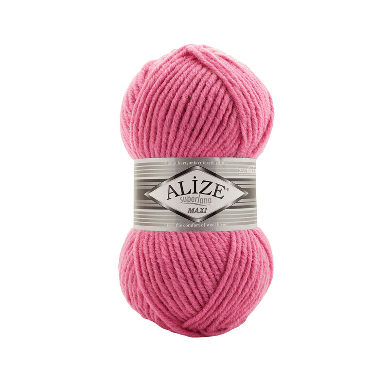 alize superlana maxi / алізе суперлана максі 178 темно рожевий | интернет-магазин Елена-Рукоделие