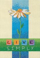 фото 06975 Набір для вишивання хрестом DIMENSIONS Live Simply "Жити просто"