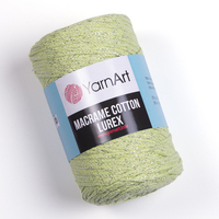 yarnart macrame cotton lurex / ярнарт макраме коттон люрекс 726 зелений | интернет-магазин Елена-Рукоделие