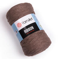 фото yarnart ribbon / ярнарт ріббон 791 кавовий