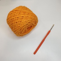 фото набір для в'язання на шкільних уроках праці оранж (гачок 3.5 мм)