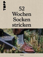фото книга "52 wochen socken stricken" німеччина. видавництво laine