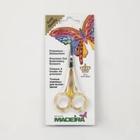 9478 Ножиці для вишивання Madeira (спеціальні, 2 вигони, позолота 24 карата) | інтернет-магазин 'Елена-Рукоделие'