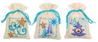 PN-0149458 Набір для вишивання хрестом (мішечки для саше) Vervaco  "Різдвяний набір" | інтернет-магазин 'Елена-Рукоделие'