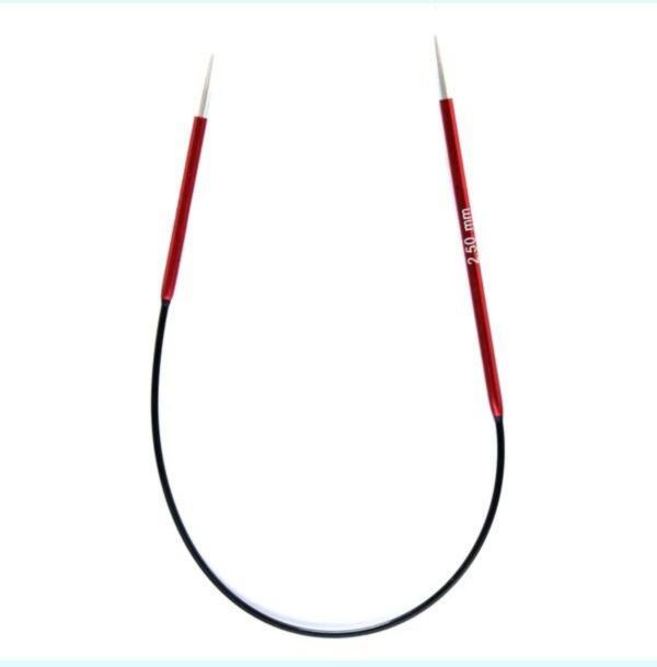 47052 Спиці кругові Zing KnitPro, 25 см, 2,50 мм | інтернет-магазин 'Елена-Рукоделие'