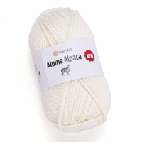 yarnart  alpine alpaca new/ ярнарт альпіна альпака нью 1433 молочний | интернет-магазин Елена-Рукоделие