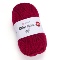yarnart  alpine alpaca new/ ярнарт альпіна альпака нью 1434 червоний | интернет-магазин Елена-Рукоделие