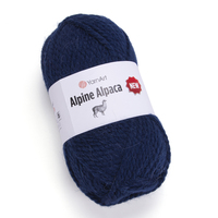 yarnart  alpine alpaca new/ ярнарт альпіна альпака нью 1437 темно-синій | интернет-магазин Елена-Рукоделие