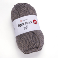 yarnart  alpine alpaca new/ ярнарт альпіна альпака нью 1438 коричневий | интернет-магазин Елена-Рукоделие