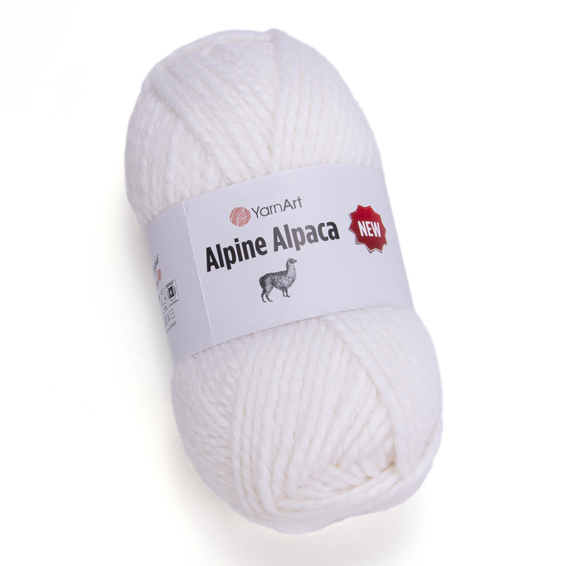 yarnart  alpine alpaca new/ ярнарт альпіна альпака нью 1440 білий | интернет-магазин Елена-Рукоделие