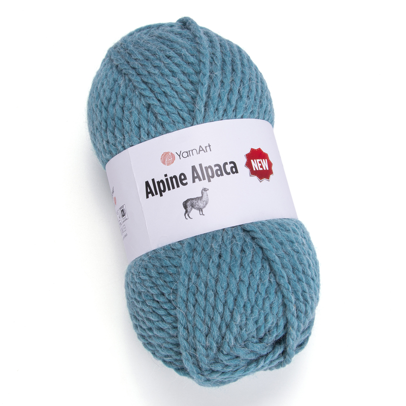 yarnart  alpine alpaca new/ ярнарт альпіна альпака нью 1450 блакитний | интернет-магазин Елена-Рукоделие