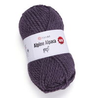 yarnart  alpine alpaca new/ ярнарт альпіна альпака нью 1451 фіолетовий | интернет-магазин Елена-Рукоделие