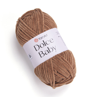 yarnart dolce baby /ярнарт дольче бебі 765 коричневий | интернет-магазин Елена-Рукоделие