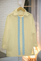 набір для вишивання сучасної сорочки "східно-подільска краса" с3 жовта | интернет-магазин Елена-Рукоделие