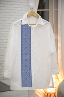 набір для вишивання сучасної сорочки "східно-подільска краса" с4 біла | интернет-магазин Елена-Рукоделие